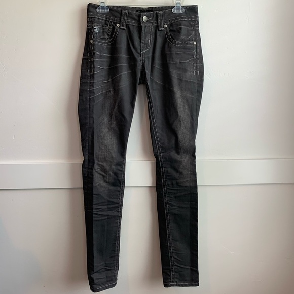 MEK Denim - Mek Denim Coated Gray Bulgan Cigarette Jeans